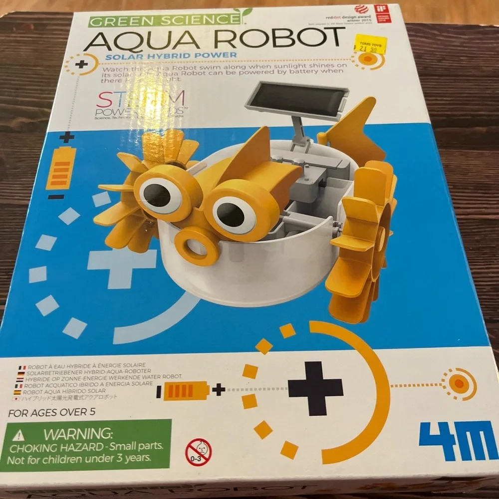 SMITH Aqua Robot Kit with Yellow and Blue Accents